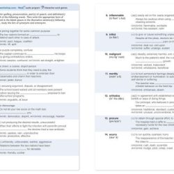 Vocabulary workshop level