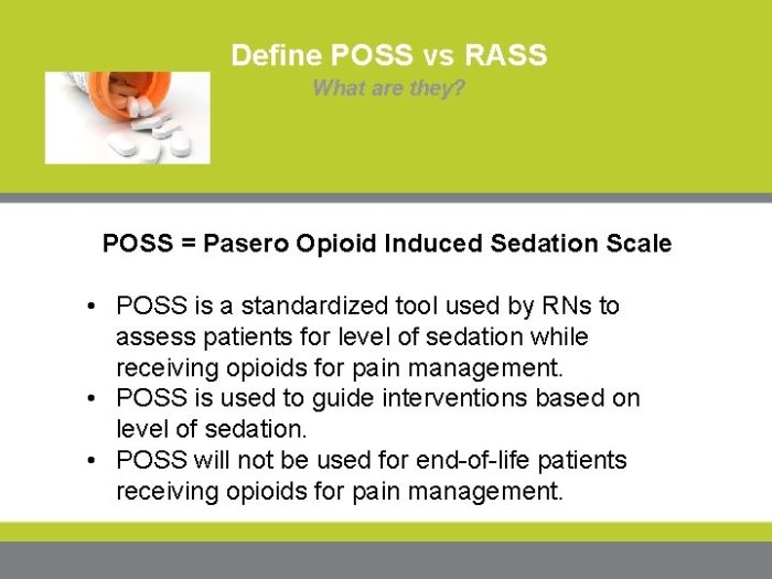 Table opioid induced sedation care insure adequate relief pain unit study control case does