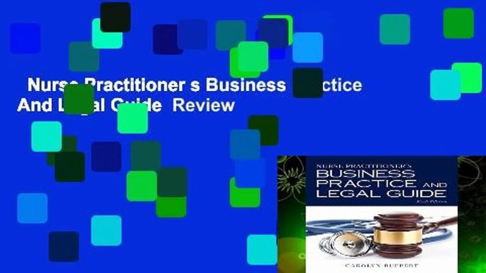 Buppert nurse practitioner's business practice and legal guide